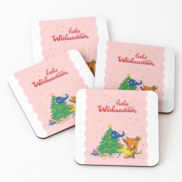 Item preview, Sendung mit der Maus elephant Weihnachtskarte German kids Christmas card Maus  designed and sold by LaundrySalt.