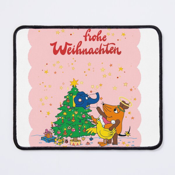 Item preview, Sendung mit der Maus elephant Weihnachtskarte German kids Christmas card Maus designed and sold by LaundrySalt.
