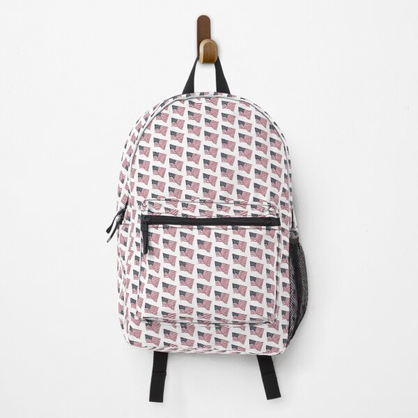 Flapping American Flags Backpack