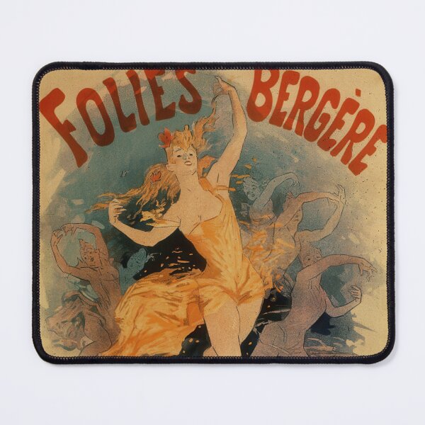 Item preview, Folies-Bergère - Fleur de Lotus Ballet Pantomime Poster by Jules Chéret designed and sold by digitalvintage.