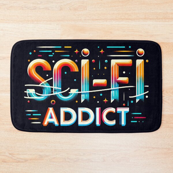 Artikelvorschau, Sci-Fi-Süchtiger, Typografie entworfen und verkauft von maxmaj.