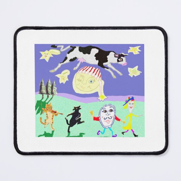 Item preview, Cow Over The Moon And Other Friends designed and sold by pinkyjainpan.
