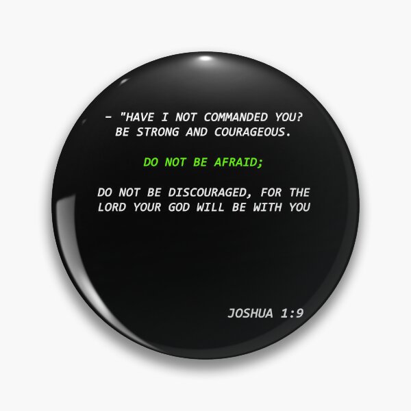 Item preview, Joshua 1:9 designed and sold by Vicktorino.