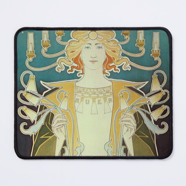 Item preview, Bec Auer - Art Nouveau Advertising Poster by Privat-Livemont designed and sold by digitalvintage.