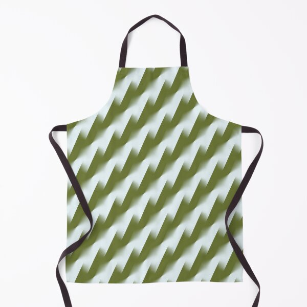 Item preview, Diagonal Stripe Stepped Zig Zag Pattern Gradient Dull Green designed and sold by taiche.
