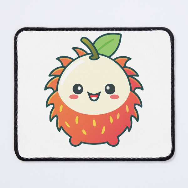 Item preview, Rambutan Fruit Kawaii designed and sold by Piwakawaka-CA.