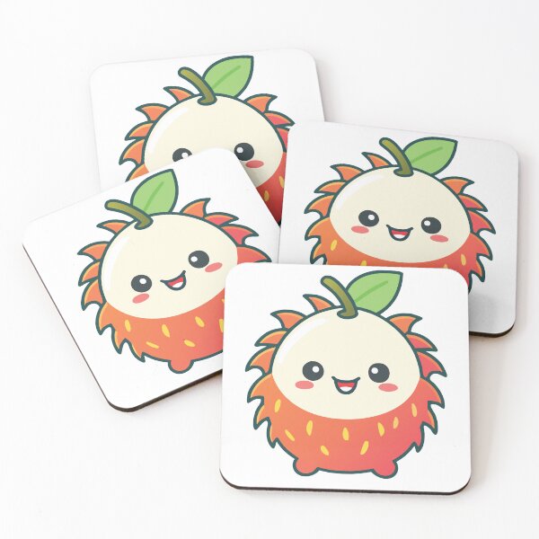 Item preview, Rambutan Fruit Kawaii designed and sold by Piwakawaka-CA.