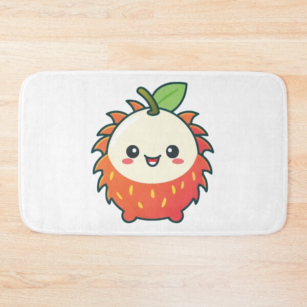 Item preview, Rambutan Fruit Kawaii designed and sold by Piwakawaka-CA.