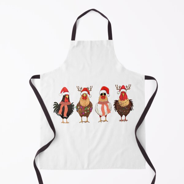 Item preview, Festive and Funny Christmas Chickens designed and sold by PrancingPumpkin.
