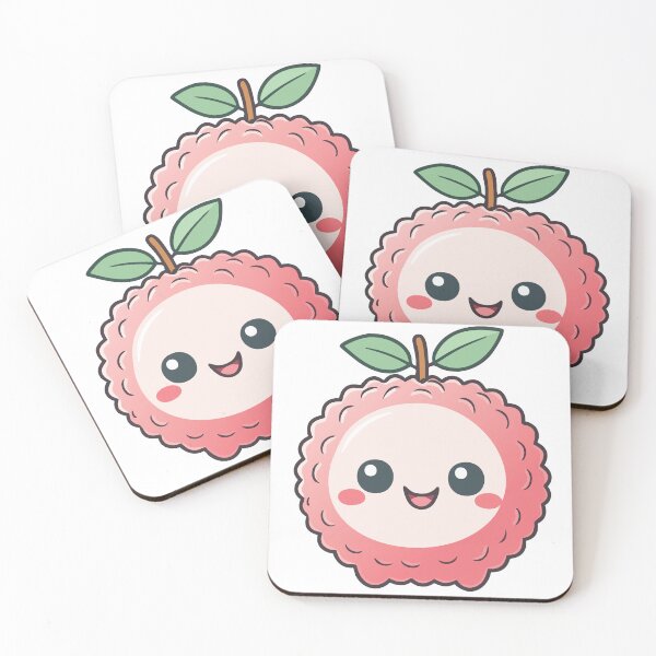 Item preview, Lychee Fruit Kawaii designed and sold by Piwakawaka-CA.