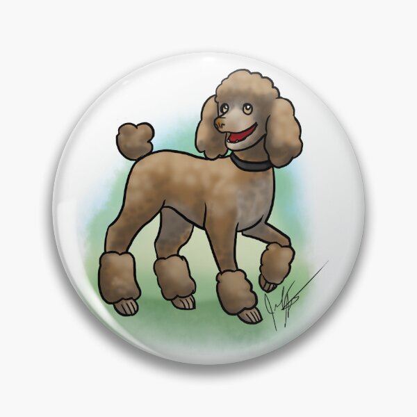 Item preview, Dog - Custom Chocolate Standard Poodle designed and sold by Jennifer Stolzer.