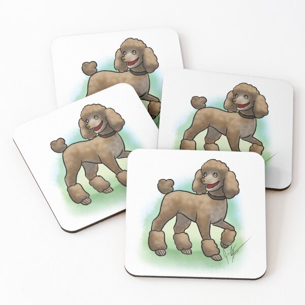 Item preview, Dog - Custom Chocolate Standard Poodle designed and sold by Jennifer Stolzer.