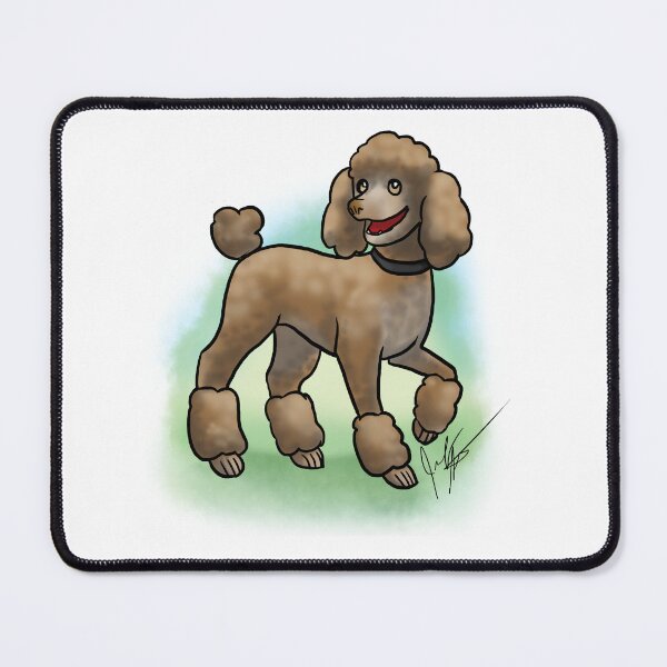 Item preview, Dog - Custom Chocolate Standard Poodle designed and sold by Jennifer Stolzer.