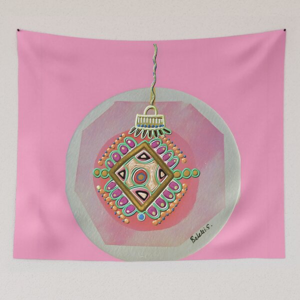 Item preview, Xmas bling BABY PINK glitter designed and sold by bekki smith.