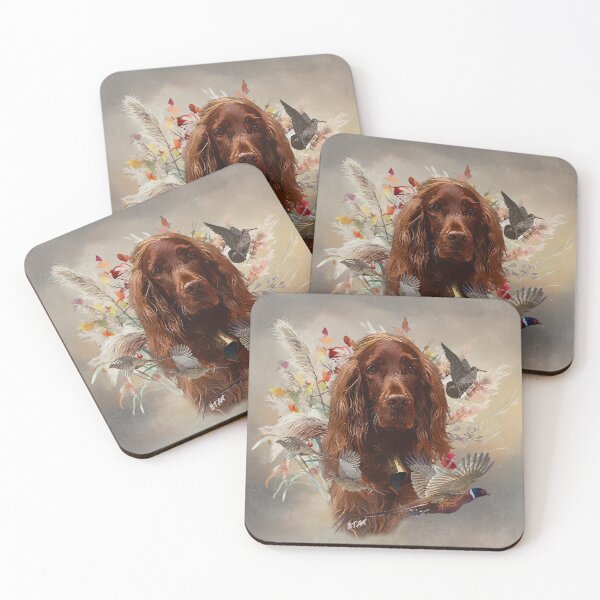 Artikelvorschau, Irish Setter (Roter Setter) Kunst entworfen und verkauft von TammyHunterArt.