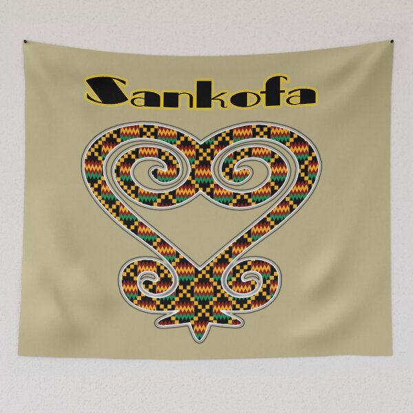 Item preview, Kente Clothe Sankofa Design designed and sold by AnkhLyfeApparel.