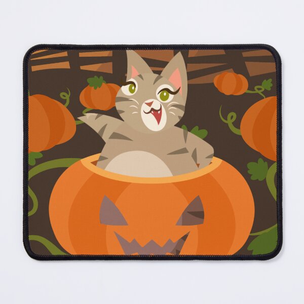 Item preview, Olive the Cat: Pumpkin Paws designed and sold by Kyna Arts.
