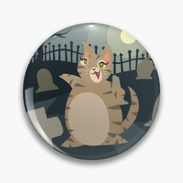 Item preview, Olive the Cat: Graveyard Whiskers  designed and sold by Kyna Arts.