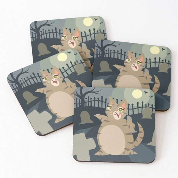 Item preview, Olive the Cat: Graveyard Whiskers  designed and sold by Kyna Arts.