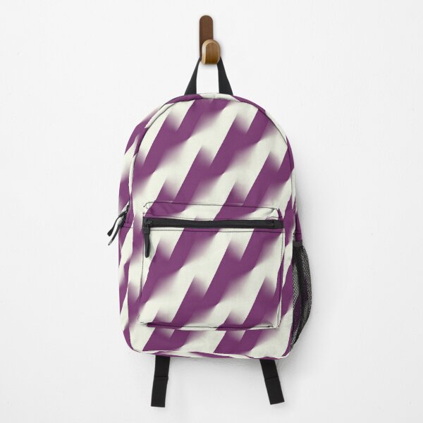 Item preview, Diagonal Stripe Stepped Zig Zag Pattern Gradient Magenta designed and sold by taiche.