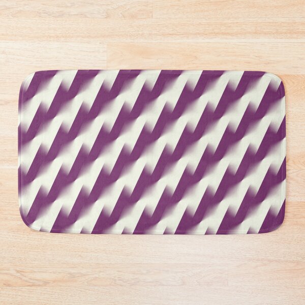 Item preview, Diagonal Stripe Stepped Zig Zag Pattern Gradient Magenta designed and sold by taiche.