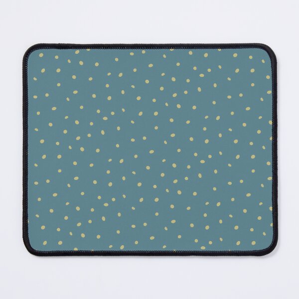 Item preview, Whimsy Dots Polka Dot Pattern - Peacock + Gold designed and sold by Irene Estelle.