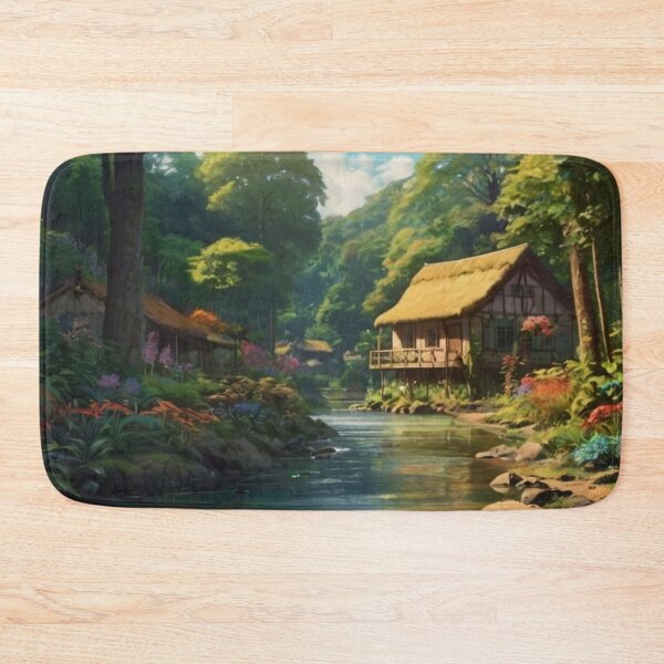 Item preview, Hidden Village in the Forest’s Heart designed and sold by BlareBlare.