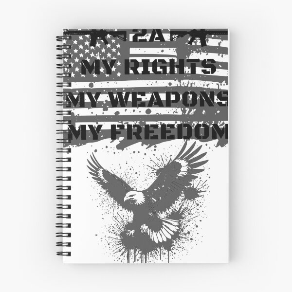 Artikelvorschau, 2A – Meine Rechte, meine Waffen, meine Freiheit und der Weißkopfseeadler entworfen und verkauft von InkdGraphix.