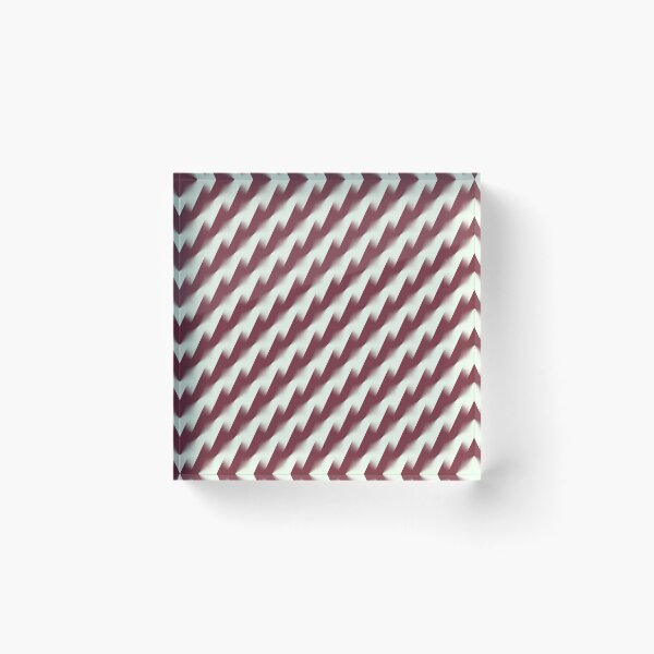 Item preview, Diagonal Stripe Stepped Zig Zag Pattern Gradient Maroon designed and sold by taiche.