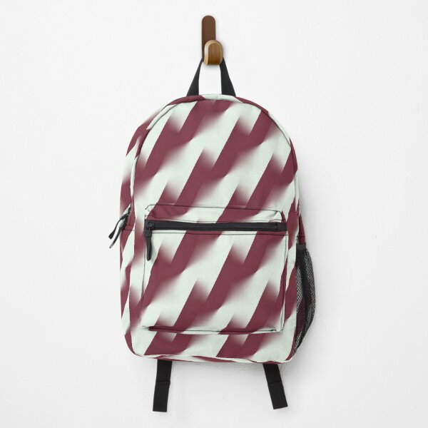 Item preview, Diagonal Stripe Stepped Zig Zag Pattern Gradient Maroon designed and sold by taiche.