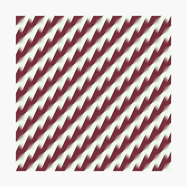 Item preview, Diagonal Stripe Stepped Zig Zag Pattern Gradient Maroon designed and sold by taiche.