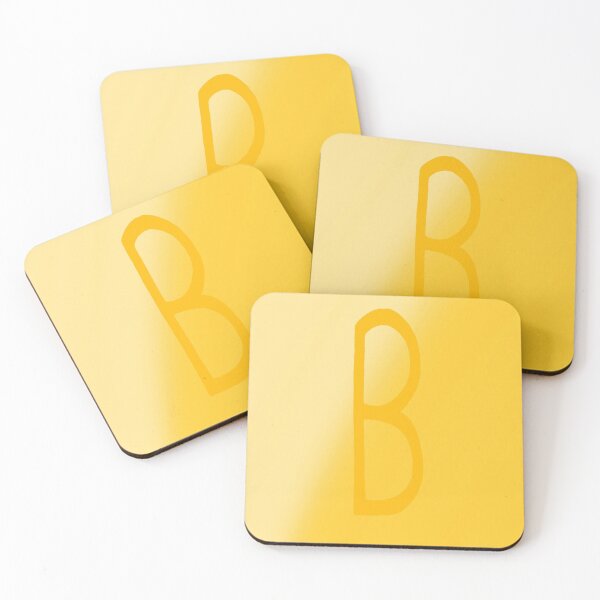 Item preview, Yellow B with Gradient Background designed and sold by MusicQueen17.