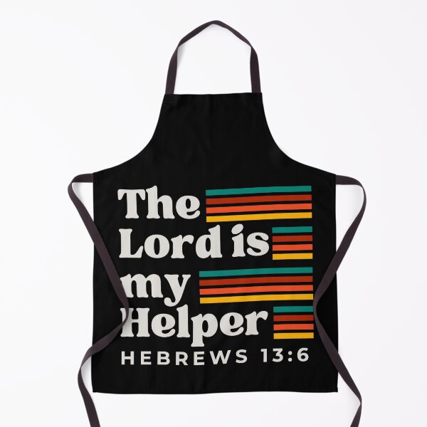 Item preview, The Lord is My Helper, Hebrew 13: 6, Bible designed and sold by MoriaStore.