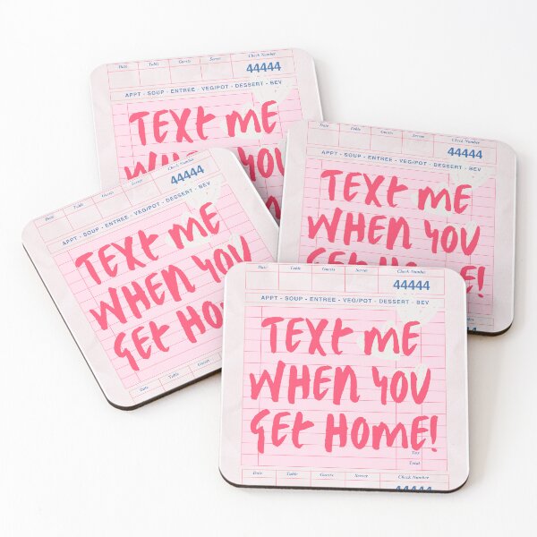 Item preview, Text me when you get home guest check artwork  designed and sold by amorales98.