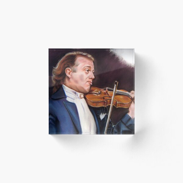 portrait of Andre Rieu Acrylic Block