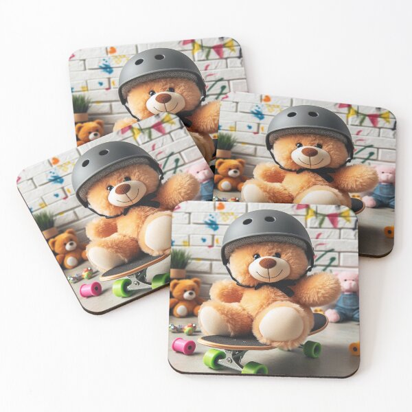 Item preview, Skater teddy bear designed and sold by Venta Mix  JellycientArt.
