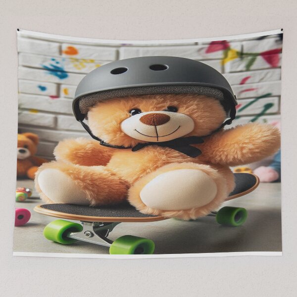 Item preview, Skater teddy bear designed and sold by Venta Mix  JellycientArt.