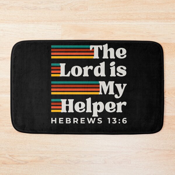Item preview, The Lord is My Helper, Christian quotes designed and sold by MoriaStore.