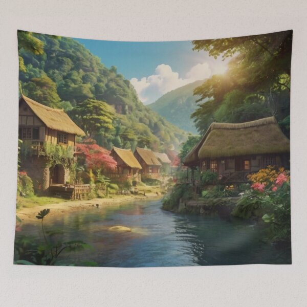 Artikelvorschau, Forest Serenity in the Magical Village entworfen und verkauft von BlareBlare.