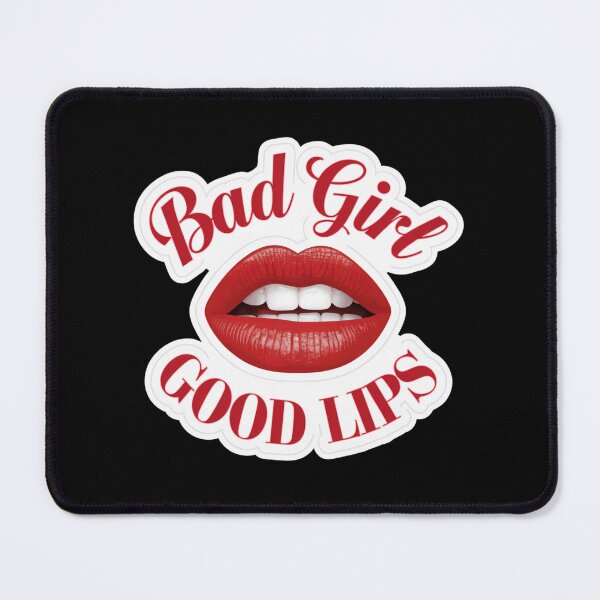 Item preview, Bad Girl Good Lips Die Cut Design designed and sold by Peter Stawicki.