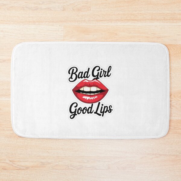 Item preview, Bad Girl Good Lips White Design designed and sold by Peter Stawicki.