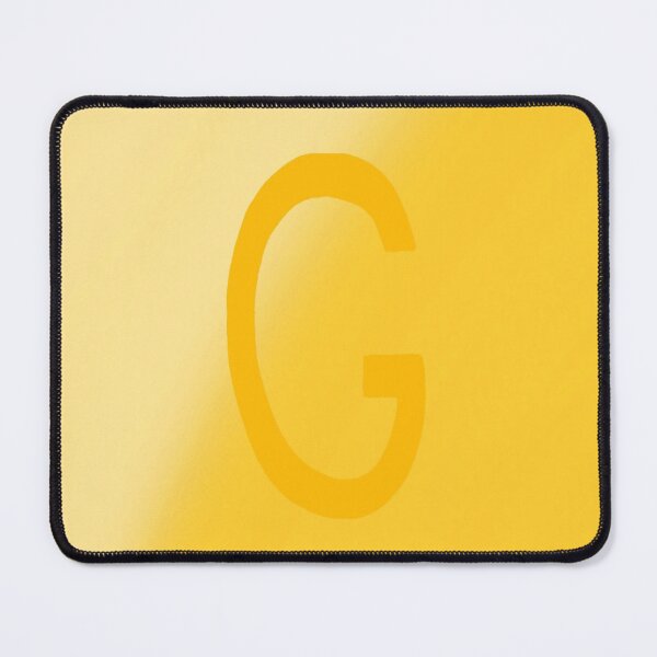 Item preview, Yellow G with Gradient Background designed and sold by MusicQueen17.