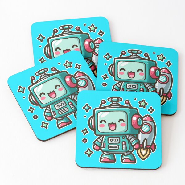 Item preview, Kawaii Cute Robot 3 | Toys and Games for Men and Women t-shirt designed and sold by panchiTWO.