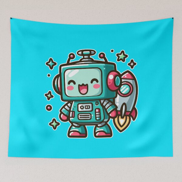 Item preview, Kawaii Cute Robot 3 | Toys and Games for Men and Women t-shirt designed and sold by panchiTWO.