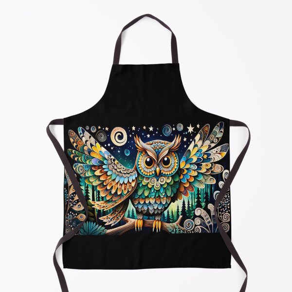 Item preview, Whimsical Owl in the forest designed and sold by artedamensagem.