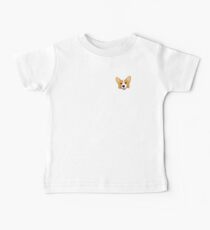 Corgi In Pocket Funny Cute Puppy Big Happy Smile Baby Tee
