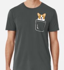 Camiseta premium Corgi In Pocket Funny Cute Puppy Big Happy Smile