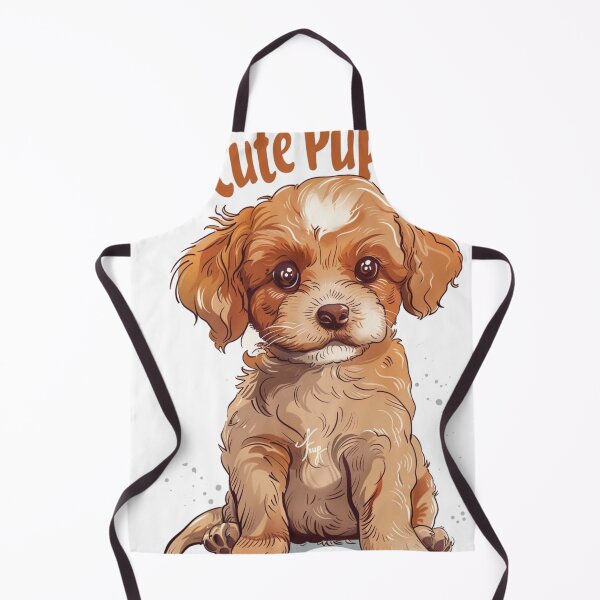 Item preview, Adorable Canvas-Style Puppy designed and sold by Brontox.