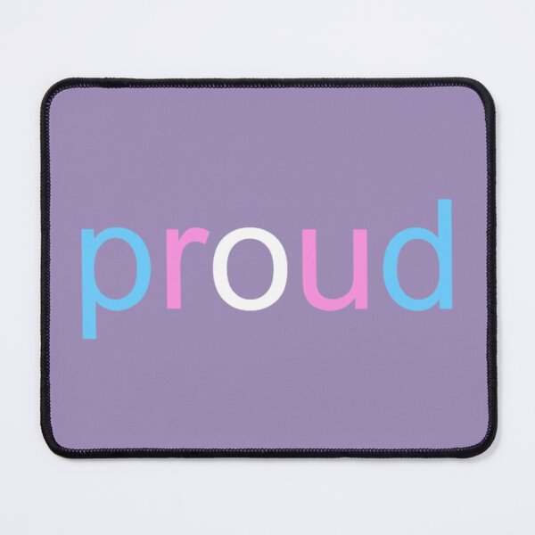 Item preview, proud text (transgender) designed and sold by ShirewolfWorks.