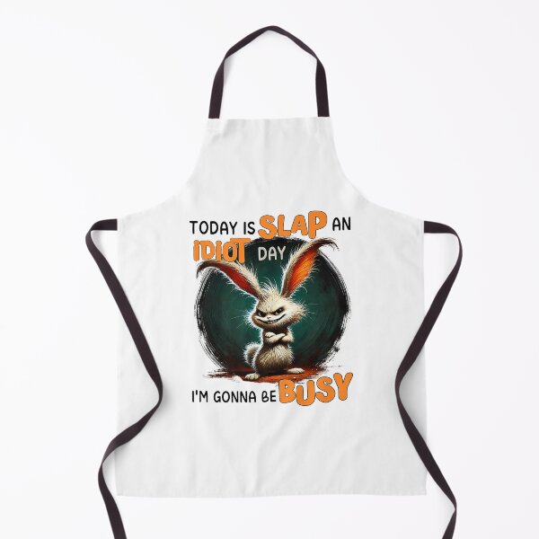Item preview, Today Is Slap An Idiot Day I'm Gonna Be Busy designed and sold by Bou-Jolyn.